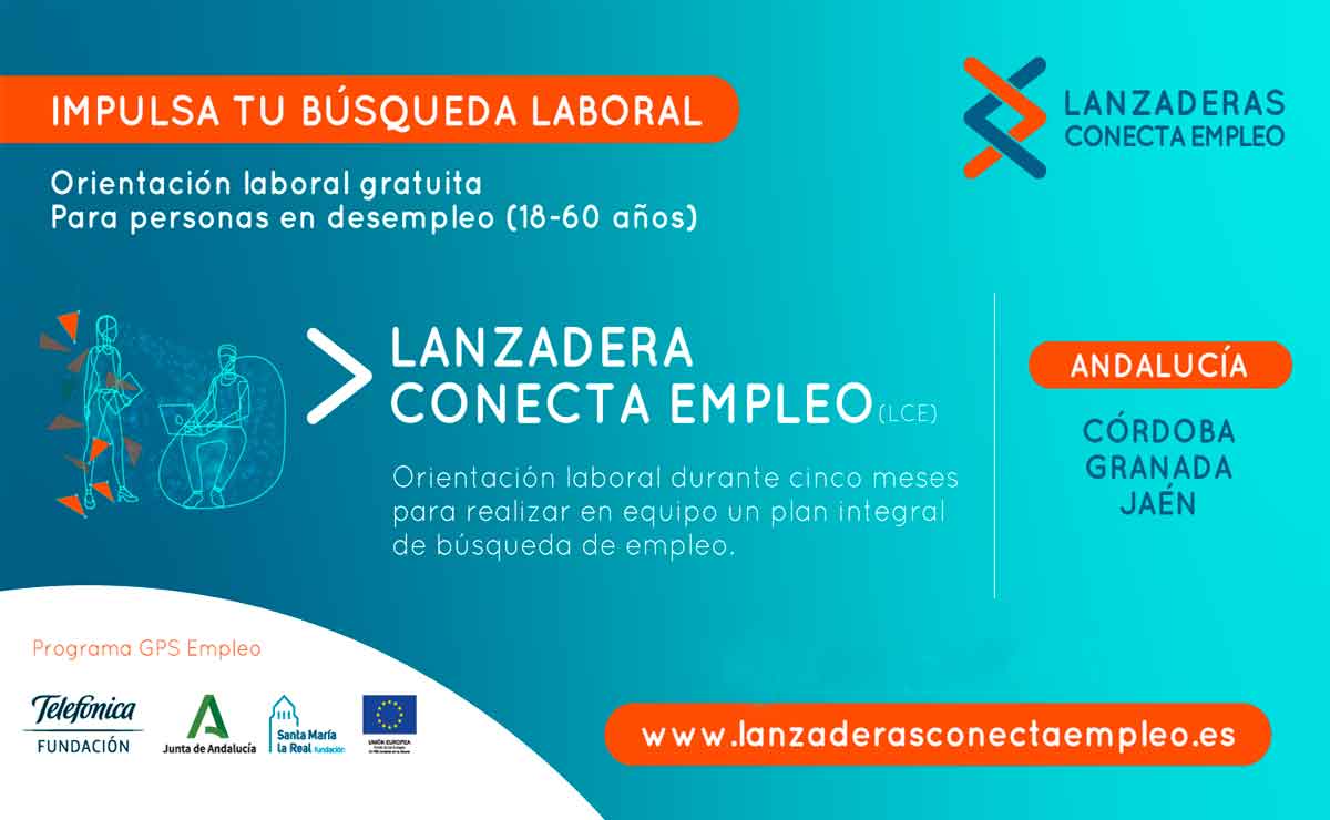 Lanzaderas Conecta Empleo en Córdoba, Granada y Jaén