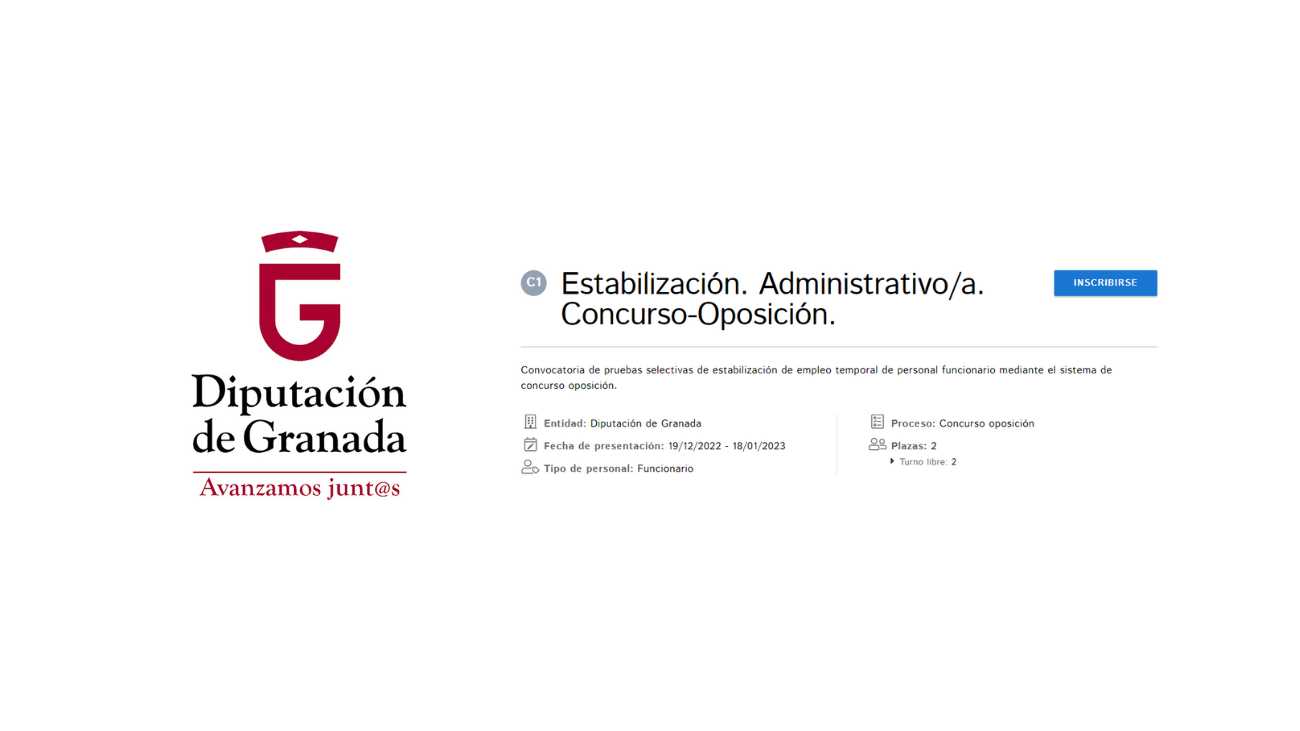 diputación Granada administrativo