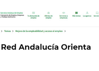 Cómo utilizar la Red Andalucía Orienta para encontrar un empleo.