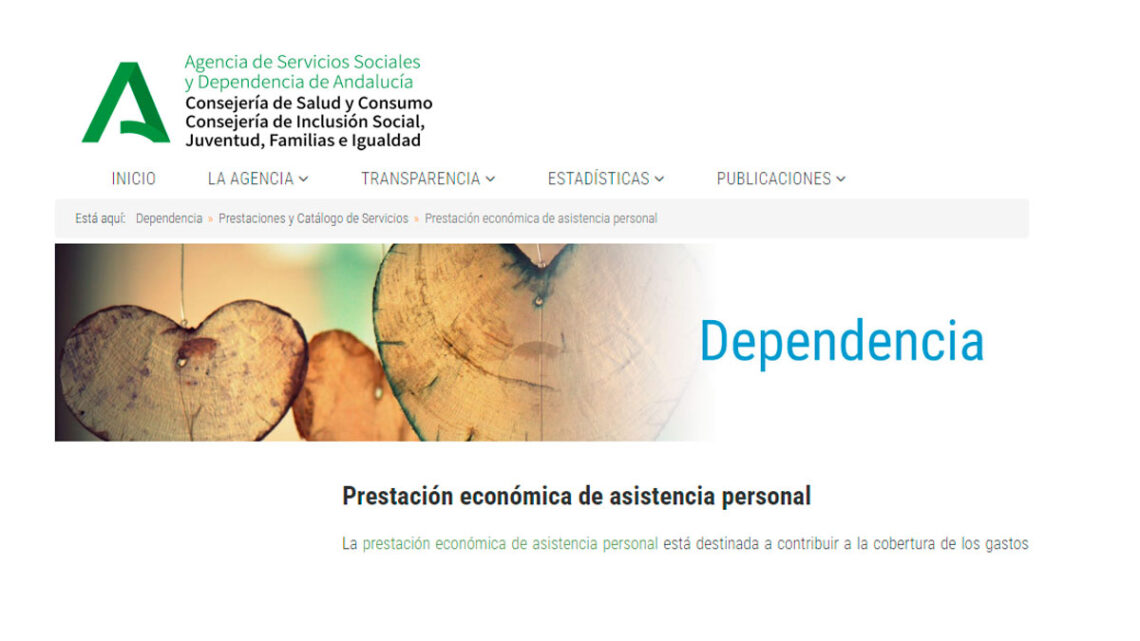 Así es la prestación económica asistencial para personas dependientes en Andalucía.
