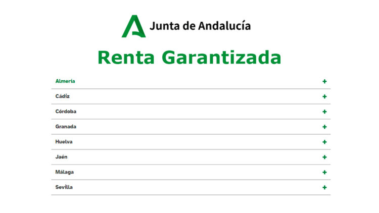 Renta garantizada Andalucía