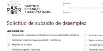 Subsidio para mayores de 52 años y jubilación