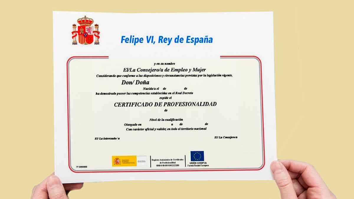 Obtener un Certificado Profesional