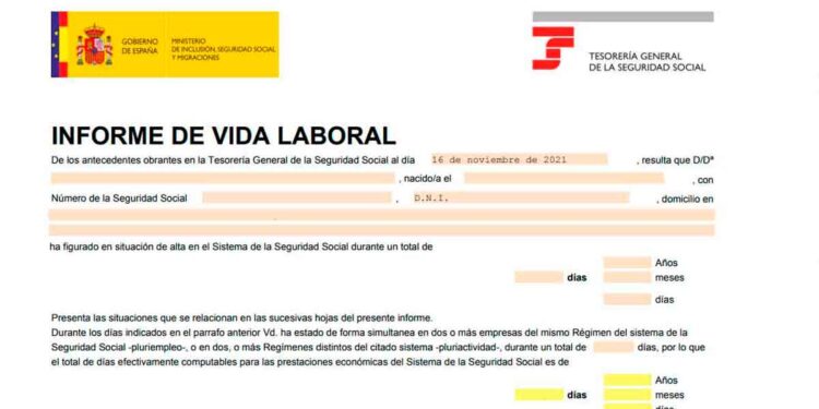 Consultar vida laboral