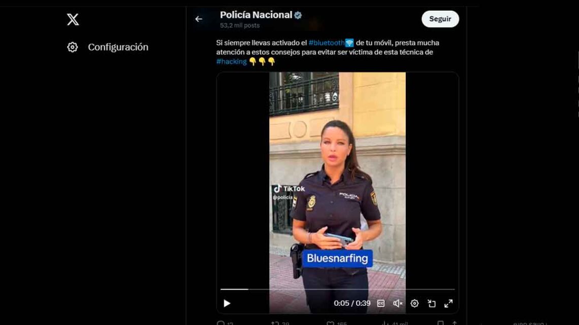 La policía avisa sobre una nueva ciberestafa.