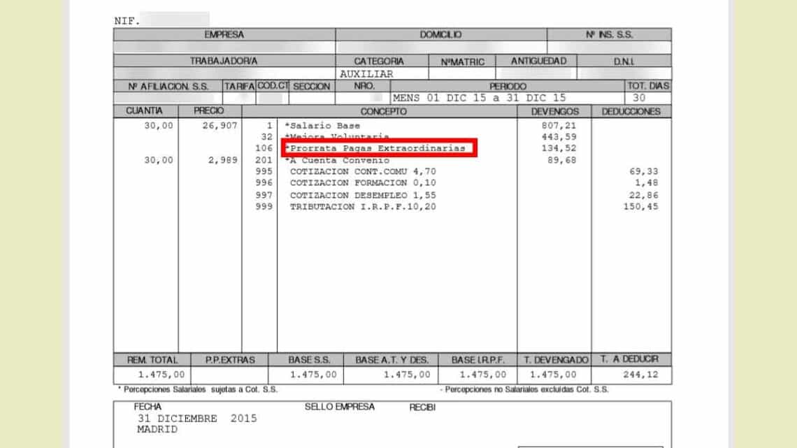 En qué consiste el prorrateo de las pagas extraordinarias en nómina, ¿Se puede elegir? Te lo contamos en este artículo.