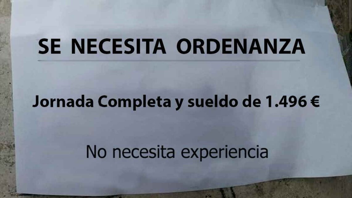 El SAE anuncia una vacante para trabajar de ordenanza en El Carpio (Córdoba): no se requieren estudios ni experiencia para postularse.