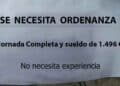 El SAE anuncia una vacante para trabajar de ordenanza en El Carpio (Córdoba): no se requieren estudios ni experiencia para postularse.