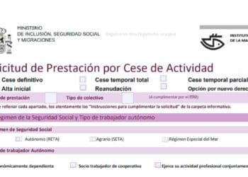 Prestación por cese de actividad