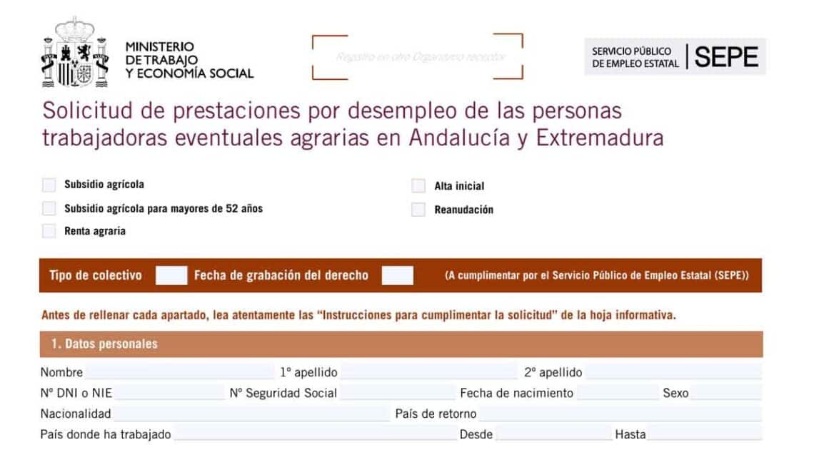 Con la reciente reforma del SEPE, así quedan las condiciones para poder beneficiarse del subsidio agrario en Andalucía.