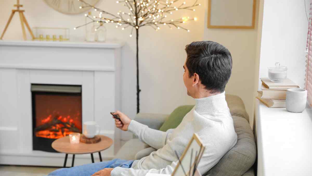 Una chimenea eléctrica de Lidl permite ahorrar en calefacción.