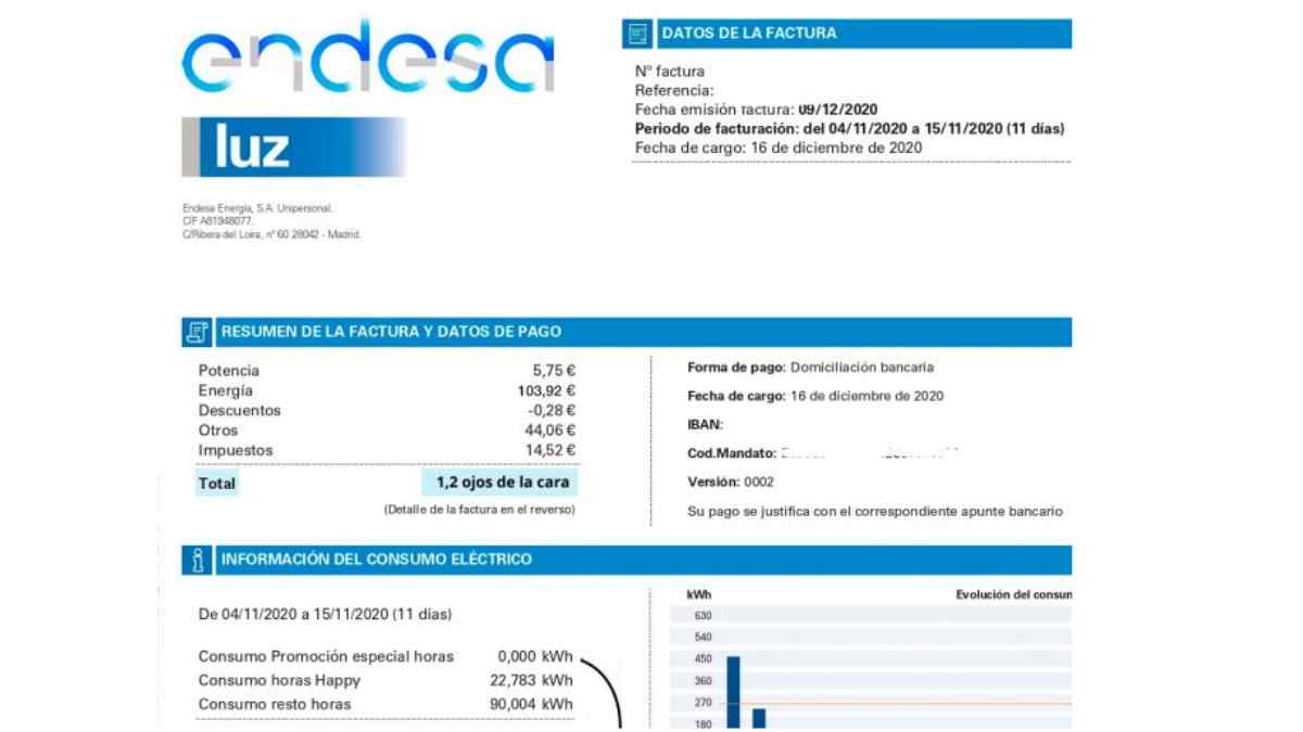 El IVA retornará al 21% lo que afectará a la factura de la luz del 2025