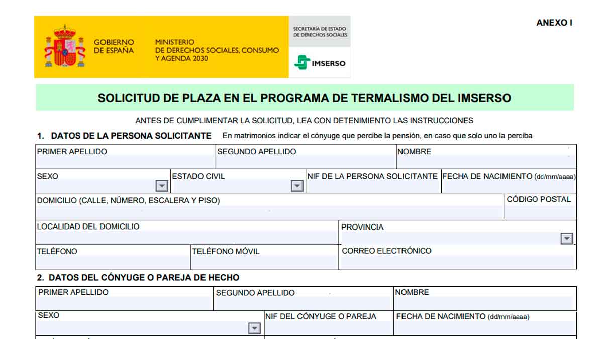 Requisitos y forma de inscribirse correctamente, en el nuevo Programa de Termalismo del Imserso para la temporada 2025.