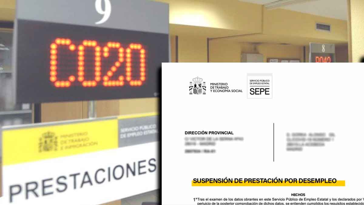 Conoce las causas que pueden provocar la suspensión temporal o definitivo de una prestación por desempleo en 2025.