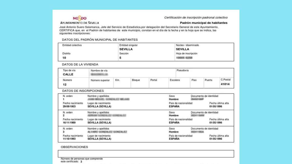 Los ayuntamientos pueden multar a los ciudadanos que caso de que estén empadronados en un municipio diferente al que residen.