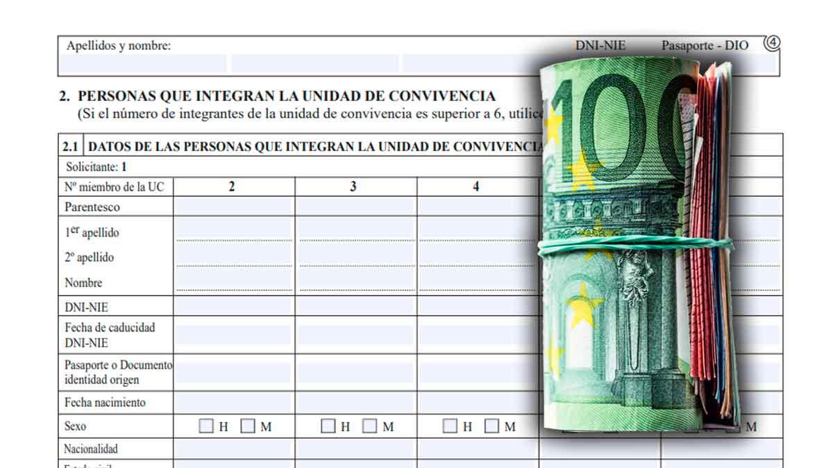 Complemento de Ayuda a la Infancia 2025: formulario y billetes de euro, ayuda económica por hijo