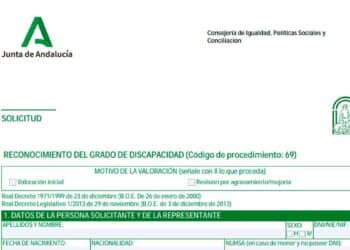 Conoce la forma correcta de tramitar la solicitud del reconocimiento del grado de discapacidad en la Comunidad Autónoma de Andalucía.