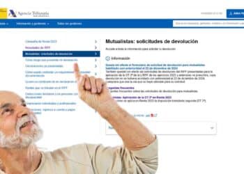 La Agencia Tributaria puso en marzo a disposición de los mutualistas un formulario online para faciltiarles el proceso de devolución.