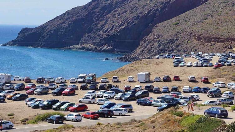 A partir de junio se limitará el acceso a los vehículos a las playas de Cabo de Gata.