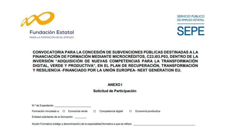 Conoce paso a paso cómo puedes solicitar los microcréditos de 600 euros del Servicio Público de Empleo Estatal a través de FUNDAE.