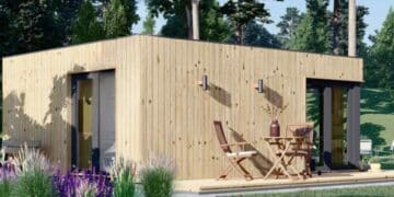 La casa prefabricada de estilo contemporánea está a la venta por menos de 11.000 euros.