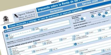 Formulario IRPF 2024 de la Agencia Tributaria para presentar la declaración de la renta por primera vez