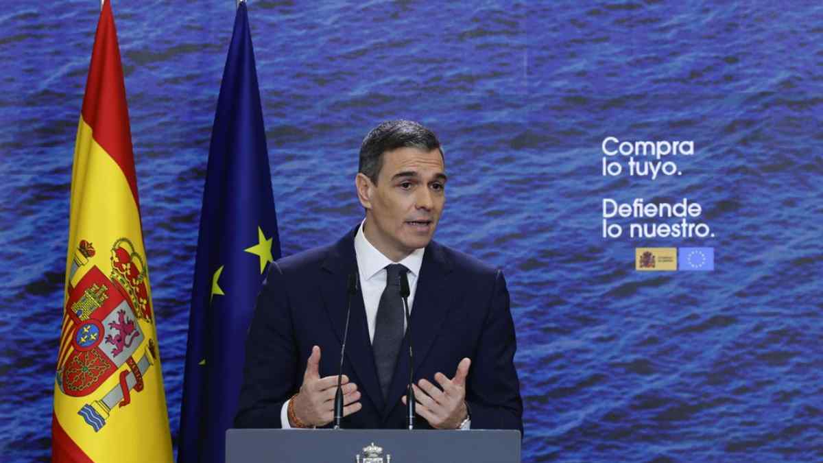 Pedro Sánchez ha anunciado sus medidas para hacer frente a la subida arancelaria anunciada por Donald Trump.
