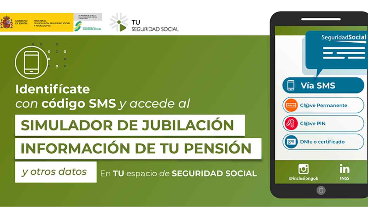 La Seguridad Social te permite cómo calcular tu pensión de jubilación con un SMS