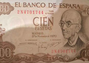 Este billete de 100 pesetas se encuentra en venta en eBay por 57.684,90 €. Te contamos todo sobre él y como aprender a valorar billetes.