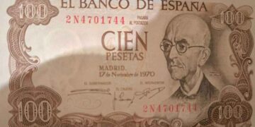 Este billete de 100 pesetas se encuentra en venta en eBay por 57.684,90 €. Te contamos todo sobre él y como aprender a valorar billetes.