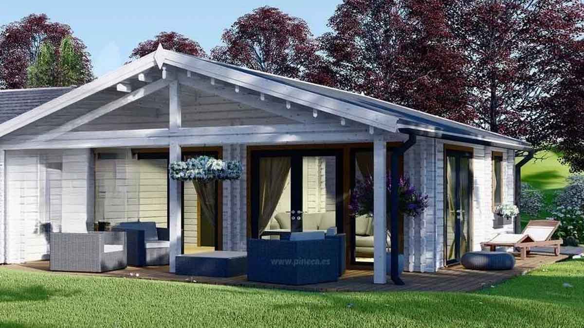 Una oportunidad única para disfrutar de un hogar acogedor. Se trata de una casa prefabricada con porche por menos de 37.000 €.