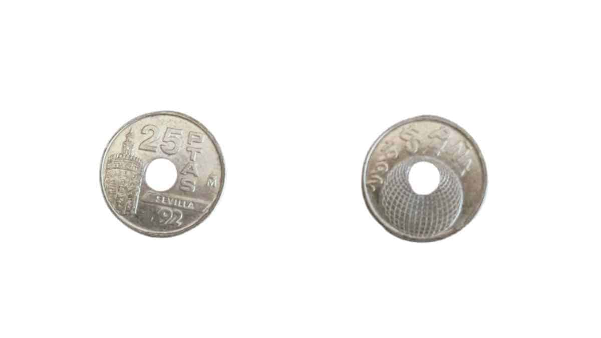 Una moneda de la Expo puede alcanzar grandes cifras en el mercado numismático