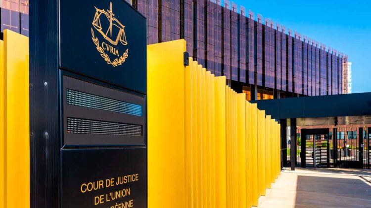 Fachada del Tribunal de Justicia de la Unión Europea en Luxemburgo, centro del fallo que cuestiona el complemento de brecha de género