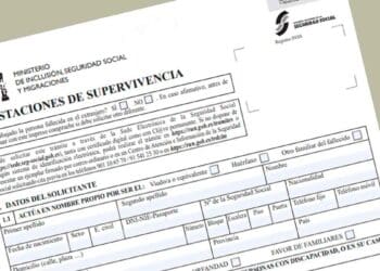 Formulario de prestaciones de supervivencia para solicitar la pensión de viudedad en la Seguridad Social, requisitos y trámites