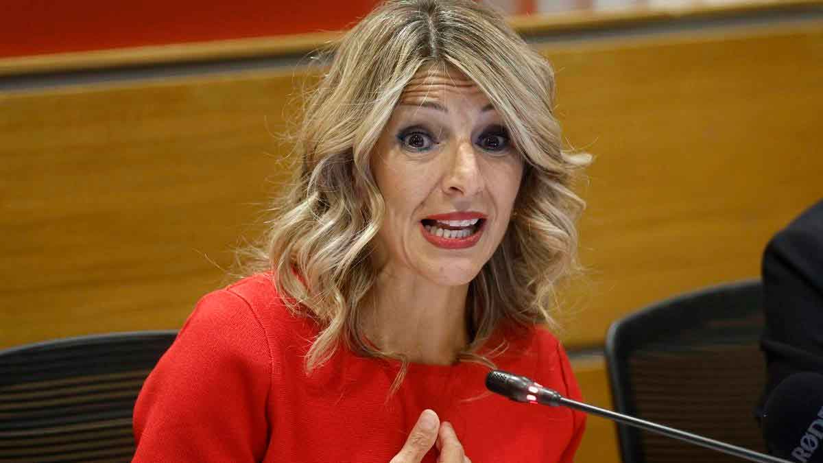La ministra Yolanda Díaz explica el trámite del SEPE tras un despido para no perder prestación o subsidio