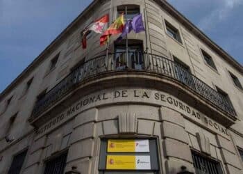 Fachada del Instituto Nacional de la Seguridad Social en Madrid, referencia clave del sistema público de pensiones en España