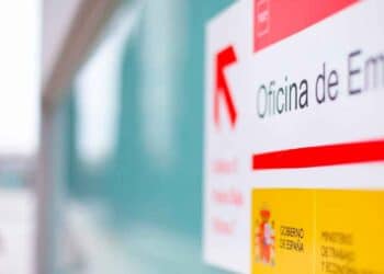 Letrero de la Oficina de Empleo del SEPE (Gobierno de España) donde se gestionan las ayudas y subsidios por desempleo