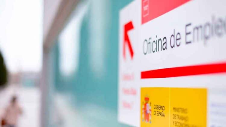 Letrero de la Oficina de Empleo del SEPE (Gobierno de España) donde se gestionan las ayudas y subsidios por desempleo
