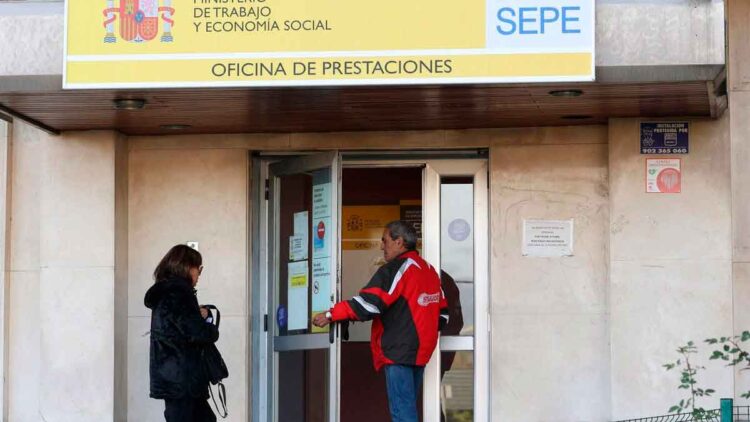 Oficina del SEPE donde se renueva la demanda de empleo; no sellar el paro provoca suspensión de la prestación
