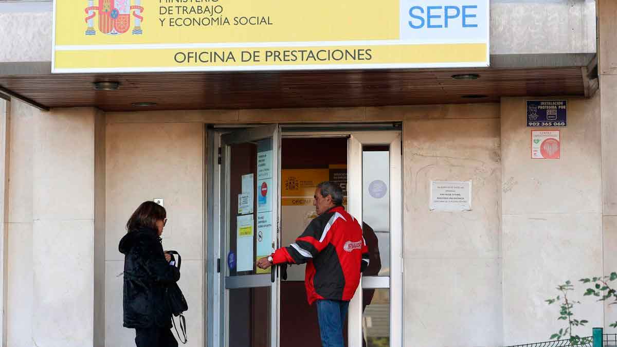Oficina del SEPE donde se renueva la demanda de empleo; no sellar el paro provoca suspensión de la prestación