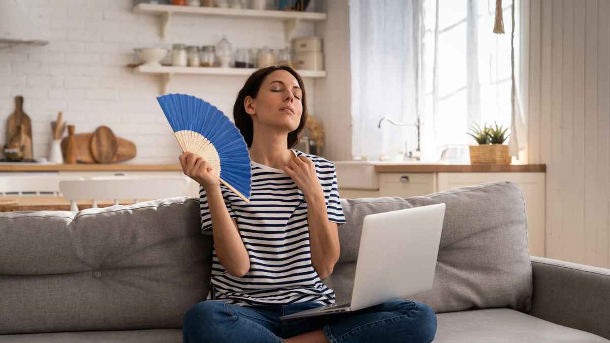 Aire acondicionado en casa.