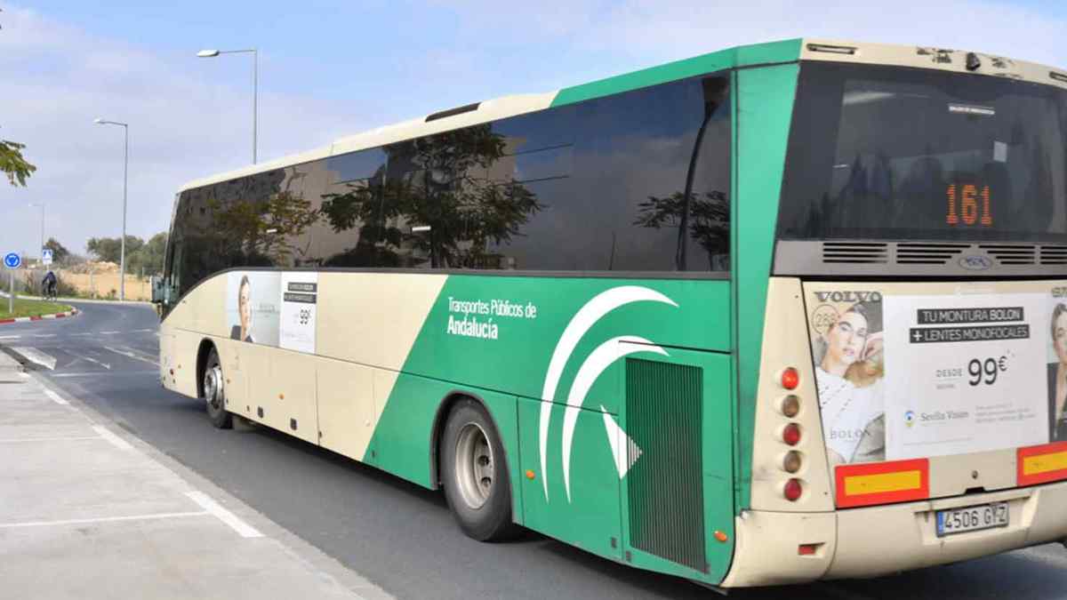 Autobús verde del Programa Estival 2025 que conecta 28 rutas del interior de Andalucía con sus playas favoritas.