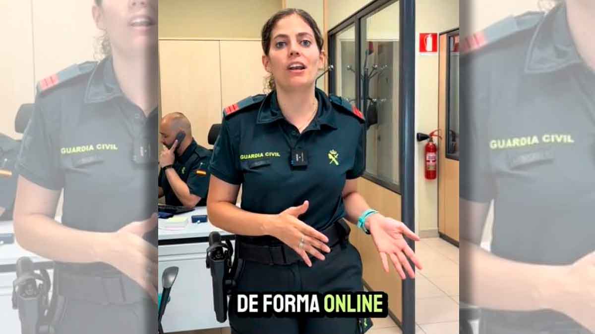 Agente de la Guardia Civil explica cómo denunciar el robo del móvil o cartera online desde casa