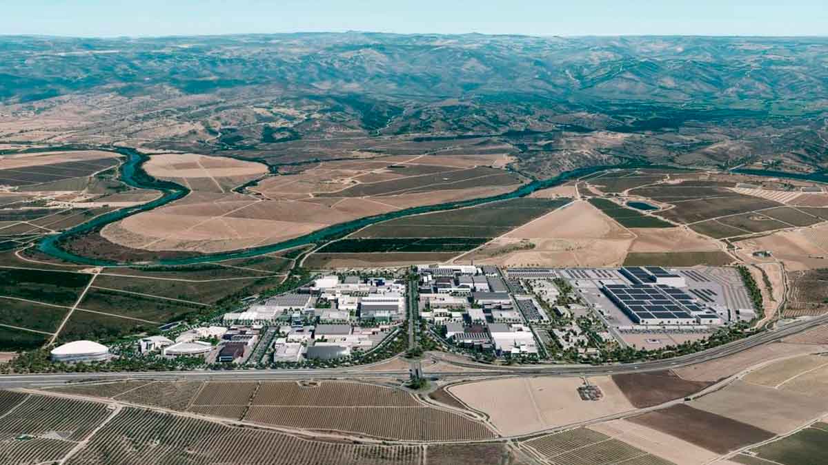 Vista aérea de la Base Logística del Ejército de Tierra en Córdoba
