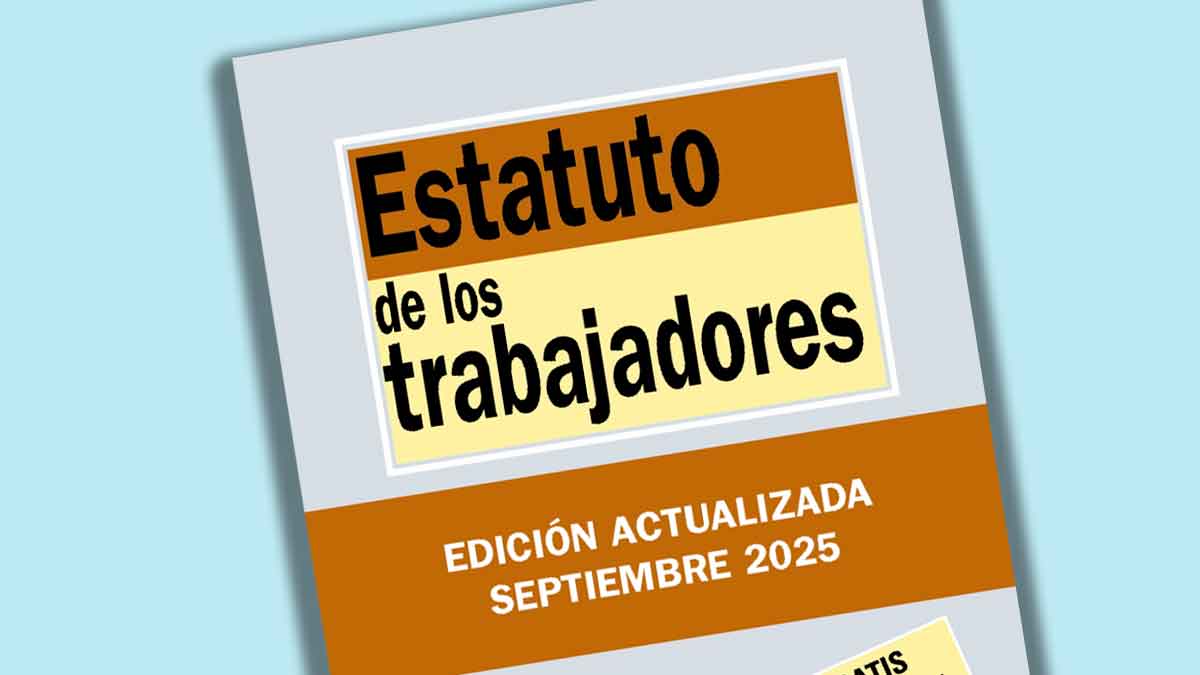 Portada Estatuto de los Trabajadores actualizado septiembre 2025 sobre reforma artículo 50 autodespido con indemnización