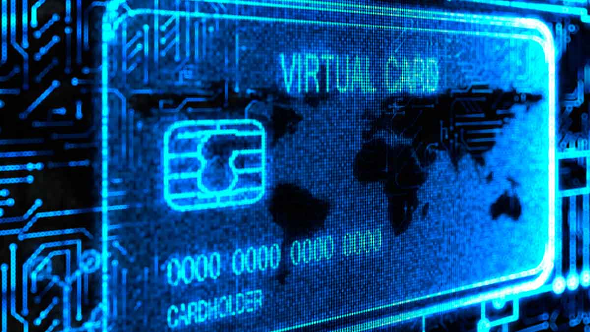Tarjeta virtual digital para pagos online segura y sin plástico