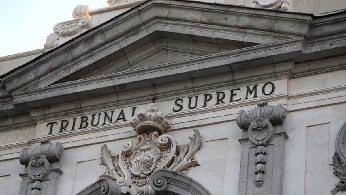 Fachada del Tribunal Supremo de España que fija doctrina sobre las dietas y cotización a la Seguridad Social