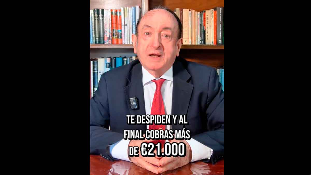 Abogado laboralista explica en TikTok el caso viral del trabajador que cobró más de 21.000 euros tras ser despedido a los tres meses