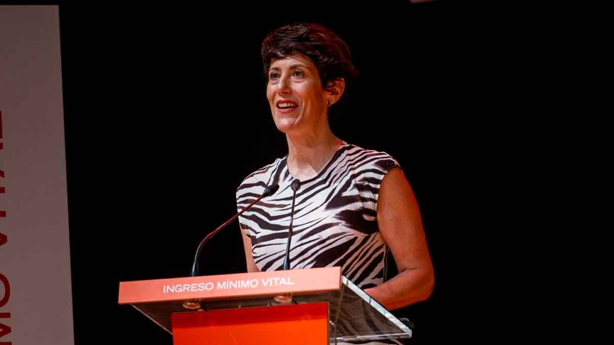 Representante del Ministerio de Inclusión durante un acto sobre el Ingreso Mínimo Vital en octubre de 2025