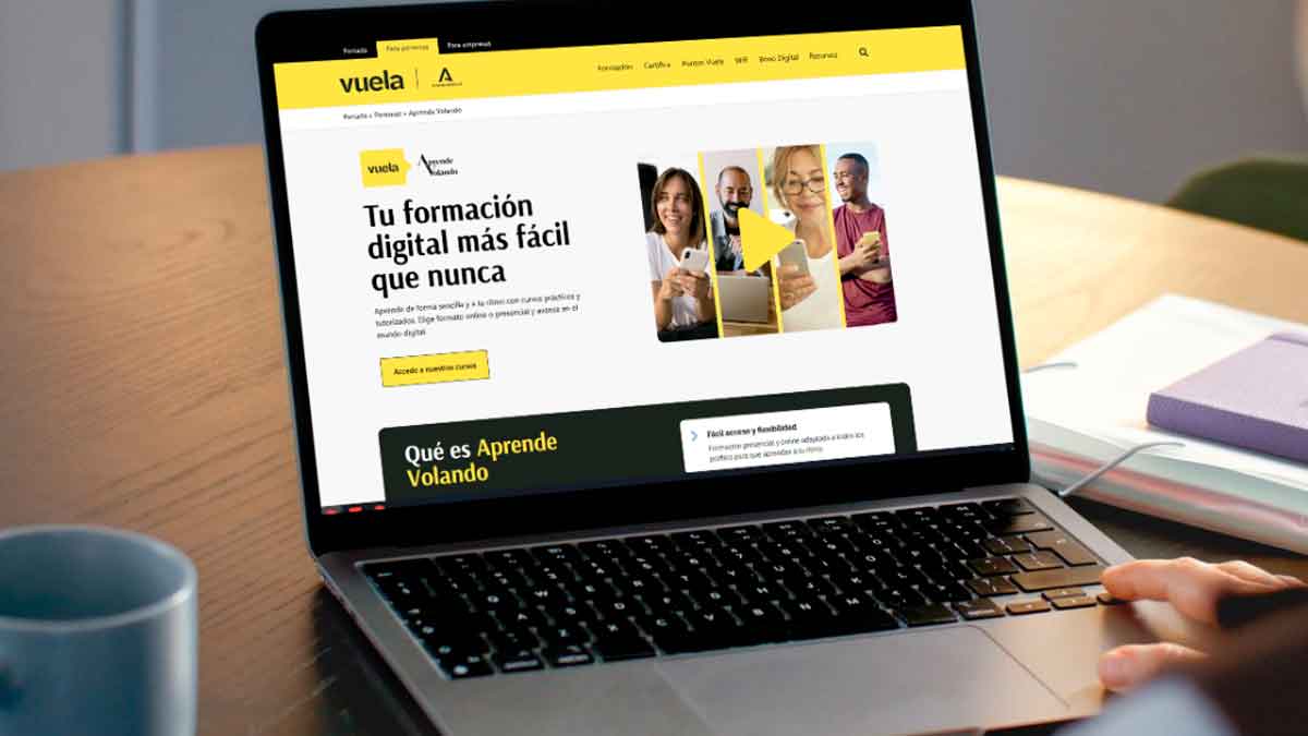 Plataforma Andalucía Vuela con cursos gratis online para mejorar habilidades digitales y encontrar empleo